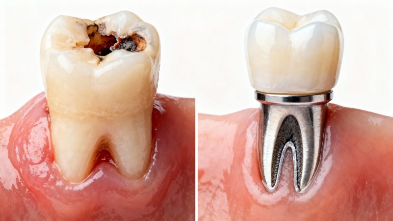 Root Canal Before and after